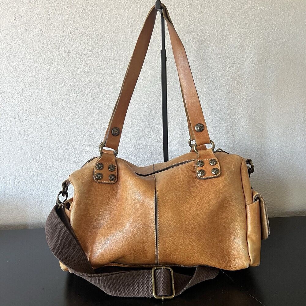 Patricia Nash Women’s Leather Shoulder Bag Tan
